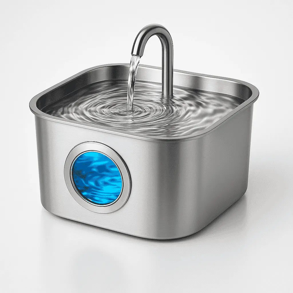 SIPPURE™ Stainless Steel Cat Water Fountain SIPPURE